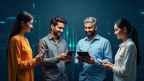 Citizens using Vox-AI on mobile devices